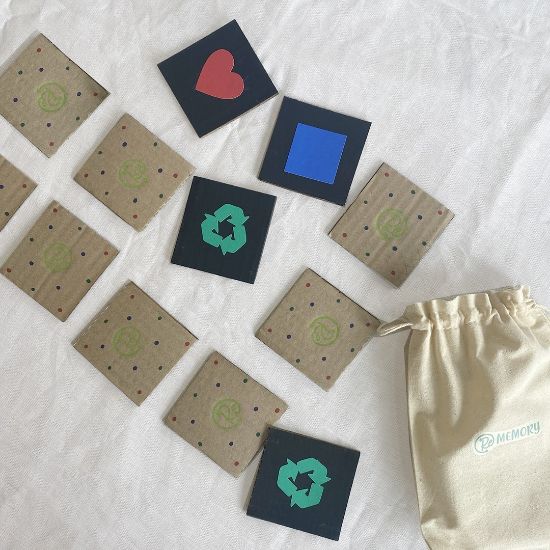 Imagen de TEST-Rememory - sorpresita juego de la memoria fichas recicladas