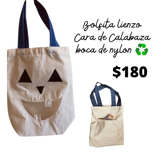 Imagen de Bolsa halloween calabacín con masa de sal