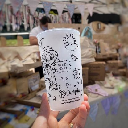 Imagen de Vaso recumple recicleta en el parque 330 ml