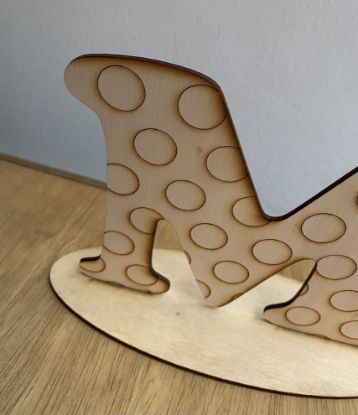 Imagen de Letra m con lunares