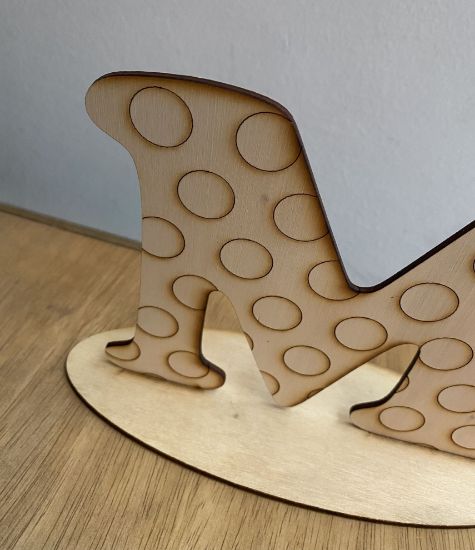 Imagen de Letra m con lunares