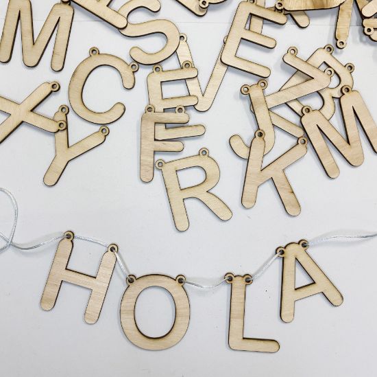 Imagen de Letras en madera - arma tu cartel