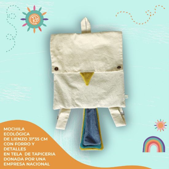 Imagen de Mochila ecológica pájaro
