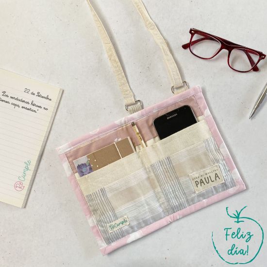 Imagen de Porta celular libreta a6 y lápiz plantable