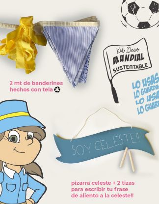 Imagen de Kit deco mundial uruguay