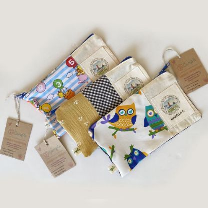 Imagen de Cartuchera patchwork personalizada x 10