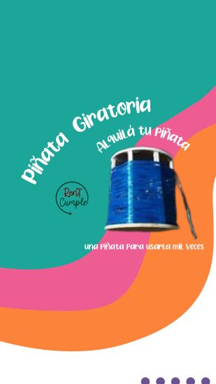 Imagen de Alquiler piñata giratoria