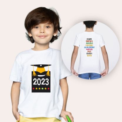 Imagen de Remera egresaditos sublimada frente y espalda