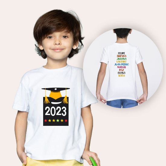 Imagen de Remera egresaditos sublimada frente y espalda