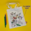 Imagen de Bolsa sorpresita mini tote bag para pintar personalizada