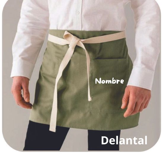 Imagen de Delantal solo falda con bolsillo