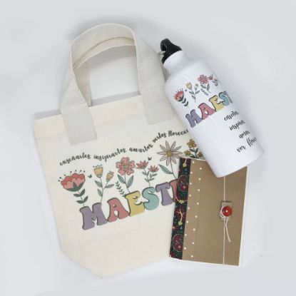 Imagen de KIT MAESTRA LUNCHERA + BOTELLA + LIBRETA