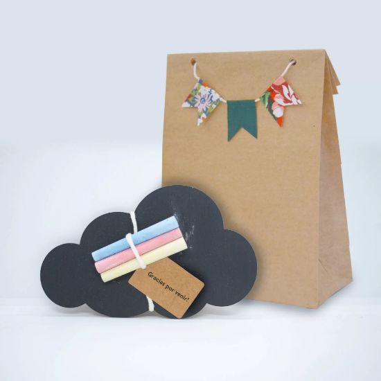 Imagen de PIZARRA NUBE + BOLSITA
