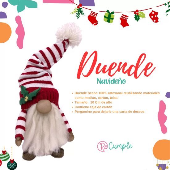 Imagen de Duende de la Suerte Navideño
